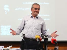  پزشکیان: آماده انجام گفتگوهای سازنده با کشورهای اروپایی هستیم / آمریکا را فرامی‌خوانم تا سیاست جدیدی اتخاذ کند / از کاهش تنش‌ها استقبال می‌کنیم / باید متحد شویم و به جای منطق قدرت، به قدرت منطق تکیه کنیم 