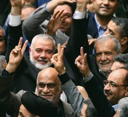  توییت پزشکیان در پی ترور اسماعیل هنیه: دیروز دست فاتح او را بالا بردم، امروز باید بر روی شانه‌هایم او را تشییع کنم